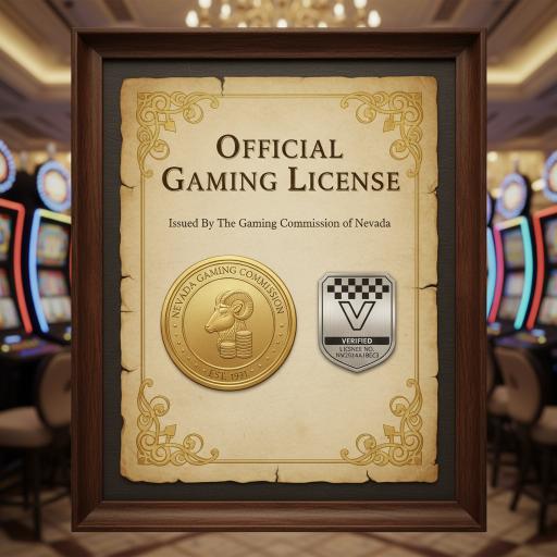 안전카지노 찾는 법 안내 – 2025년 2월 안전한 카지노 플레이 2 공식 카지노 라이선스 증명서 또는 인증 배지를 보여주는 이미지