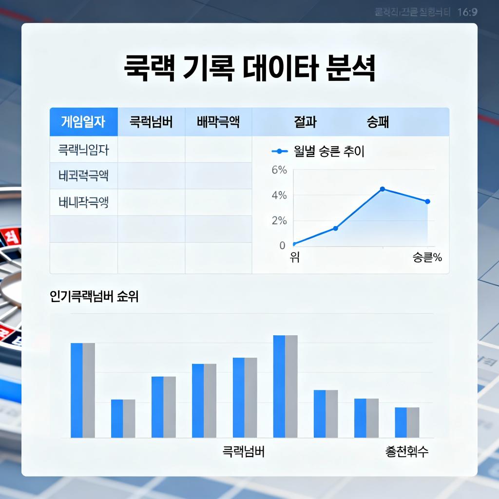 기록 템플릿 및 데이터 루틴