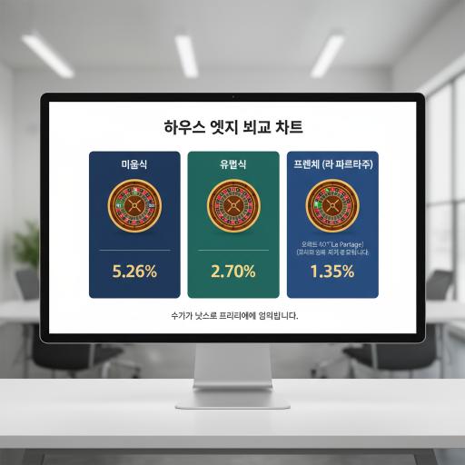 하우스 엣지 규칙별 비교