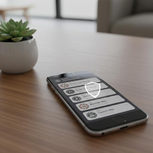 모바일 기기에 표시된 도박 알림 뮤트 버튼 화면